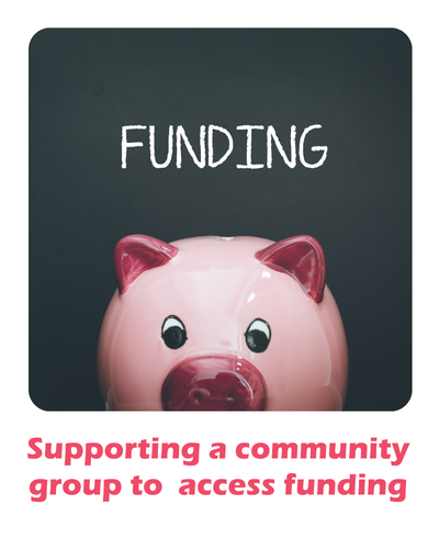 Community group access funding 