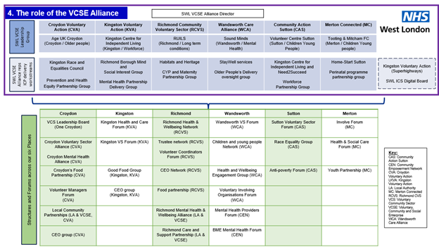 SWL VCSE Alliance Role